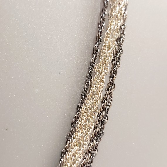 Sølvkjede. 41 cm. 925s