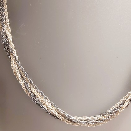 Sølvkjede. 41 cm. 925s