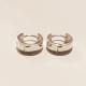 Sølv. Øreringer m/cubic zirkonia. 925s