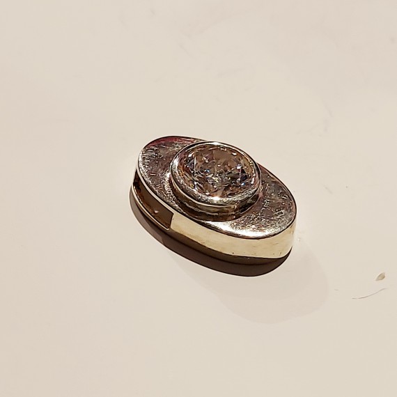 Sølv Anheng m/cubic zirkonia