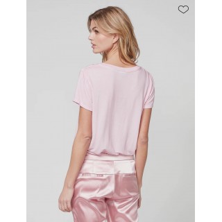 NÜ, Oki T-skjorte. Pink mist.col 634