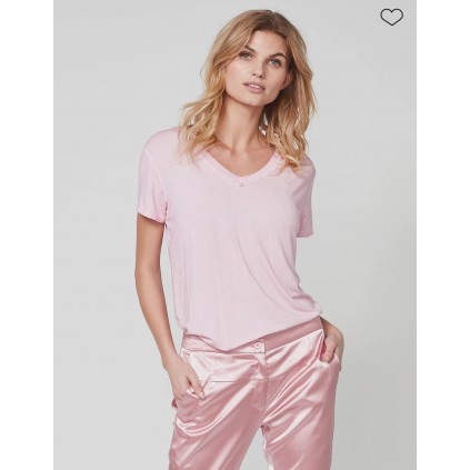 NÜ, Oki T-skjorte. Pink mist.col 634