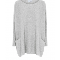 Tif Tiffy Bat blouse. LG Grey