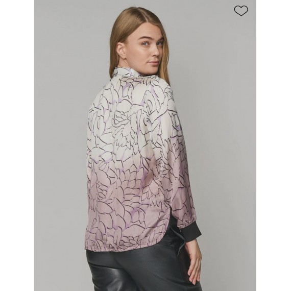 NÜ. Odessa, mønstrete skjorte. Pastel lilac mix