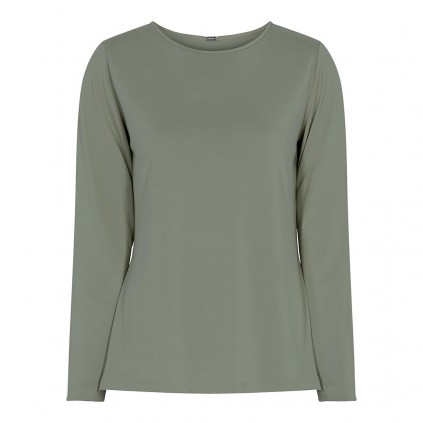 Gustav, Jill slim T-shirt LS, Kaki