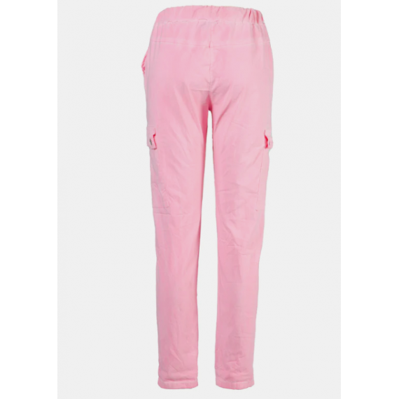 NÜ. Carmen Cold-dye bukser. Pink mist.