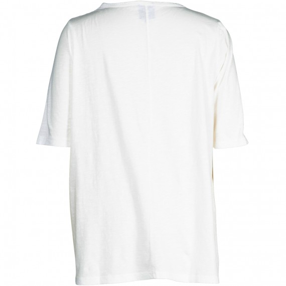 NÜ. Oaklee oversized T-skjorte.  Creme