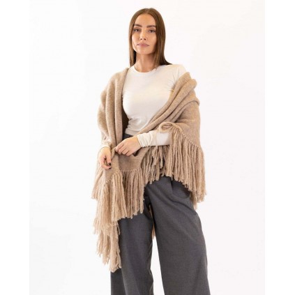DEHN. Daisy sjal. Beige