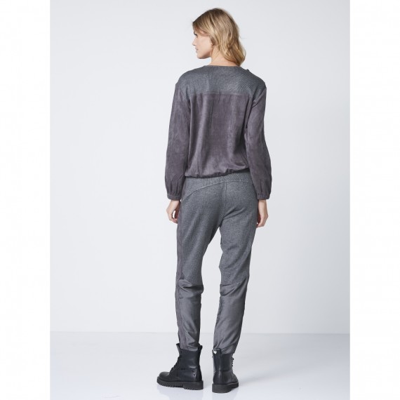 NÜ. Rein bluse. Dark grey