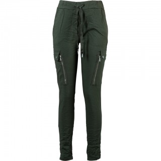 NÜ Carmen Cargo bukser. Dark bottle green