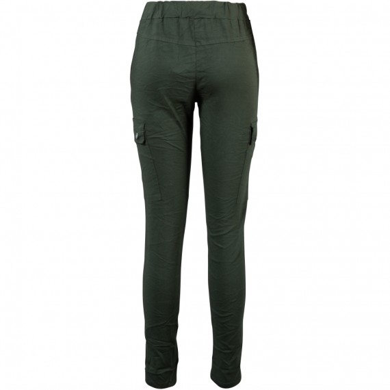 NÜ Carmen Cargo bukser. Dark bottle green