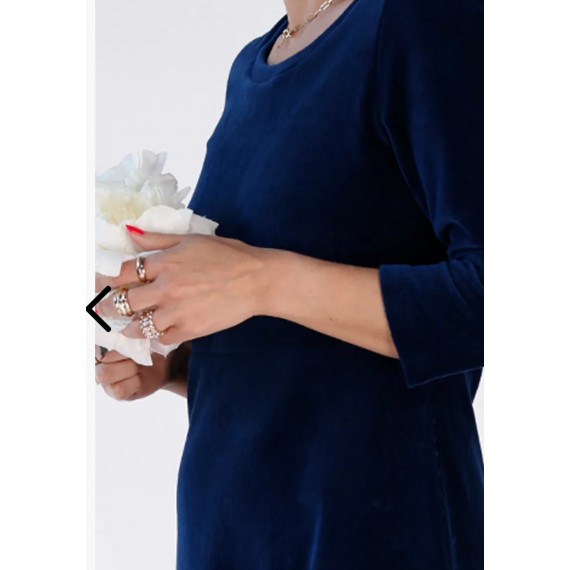 ko:ko norway. Elli navyblue babycord kjole