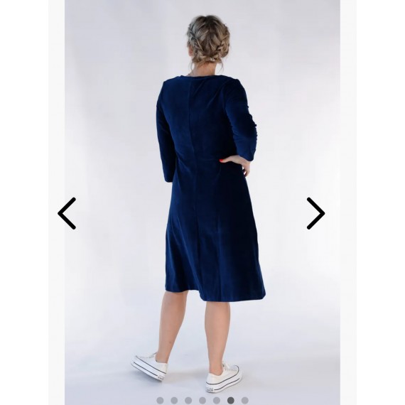 ko:ko norway. Elli navyblue babycord kjole