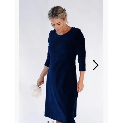 ko:ko norway. Elli marineblå babycord kjole
