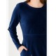 ko:ko norway. Anja basis kjole. Navy blue babycord