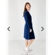 ko:ko norway. Anja basis kjole. Navy blue babycord
