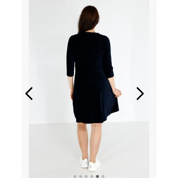 ko:ko norway. Elli dark blue babycord kjole