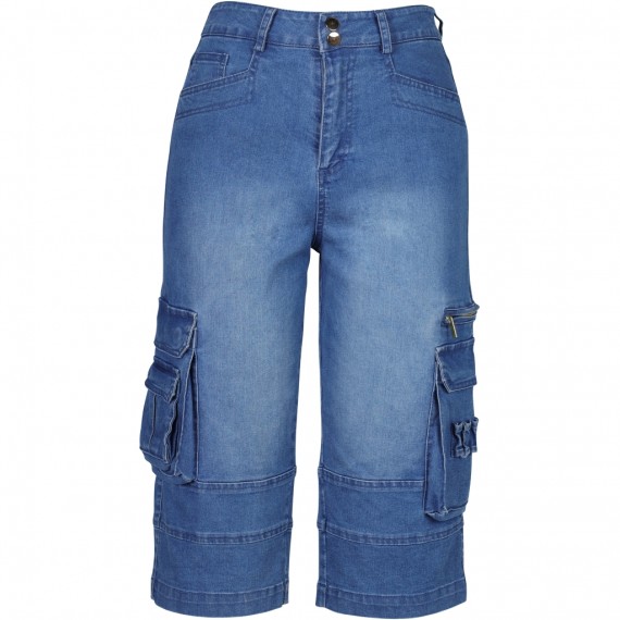 NÜ. Taia bermuda shorts med cargolommer