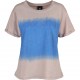 NÜ. Tianna T-skjorte med dip-dye look. Fresh blue mix