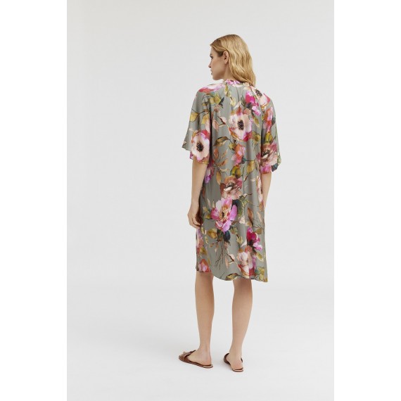 Gustav, Costa knelang kjole. Army print