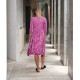Alquema. Smash Pocket Dress. Pink Leopard