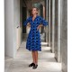 Alquema. Nerhu coat dress. Peacock