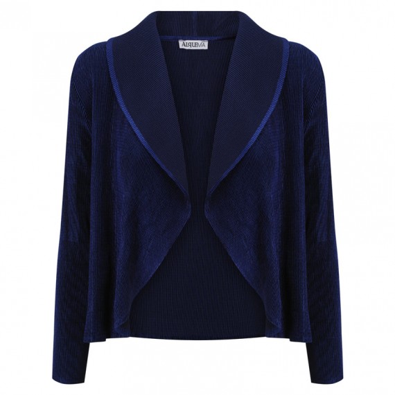 Alquema. Velvet classic bolero. Ink