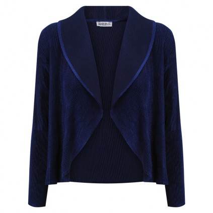 Alquema. Velvet classic bolero. Ink