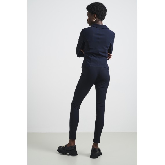 Jane Lushka. Anna bukser - Skinny fit Technical Jersey: Blueblack