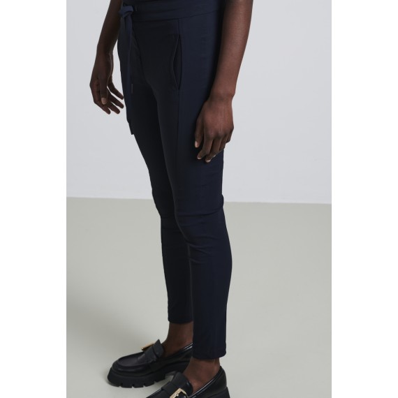 Jane Lushka. Anna bukser - Skinny fit Technical Jersey: Blueblack