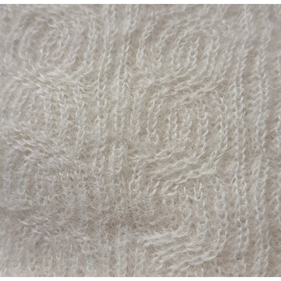 Gustav, Coya knit cape. Offwhite