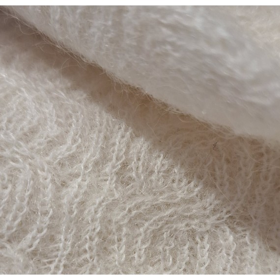 Gustav, Coya knit cape. Offwhite