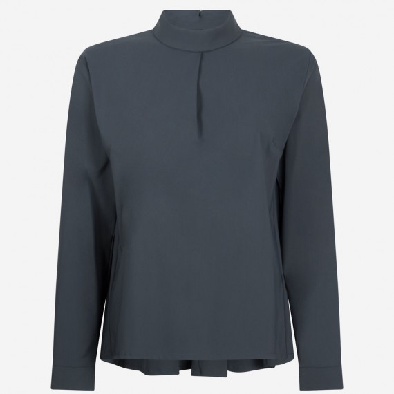 Jane Lushka. Dolche Vita top. Tecnical jersey. Dark grey.