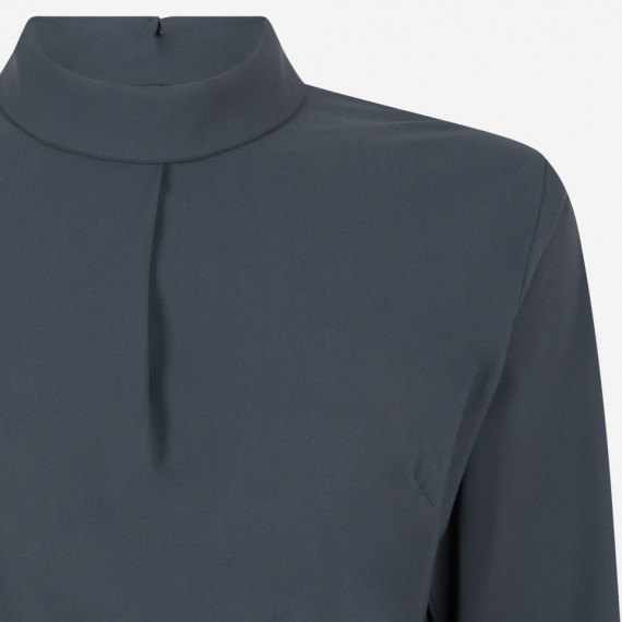 Jane Lushka. Dolche Vita top. Tecnical jersey. Dark grey.