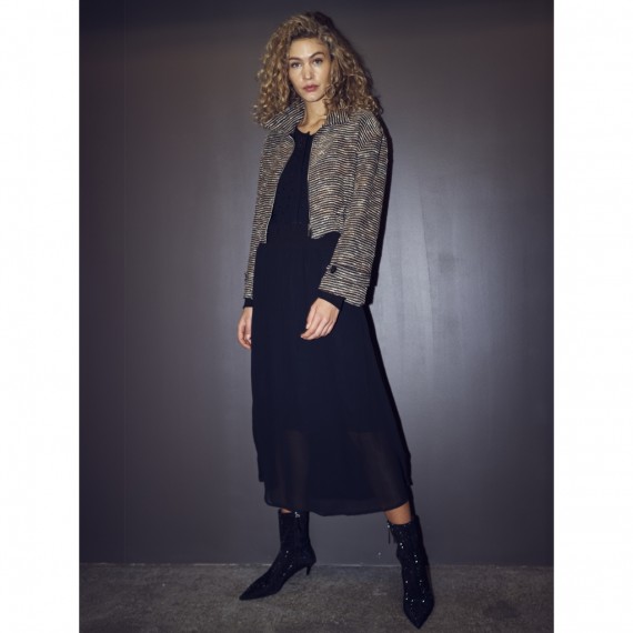 NÜ.Venca jakke. Svart mix