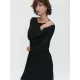 Jane Lushka. Joan dress. Black.