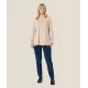 Masai Funse Strikkegenser. Beige melert