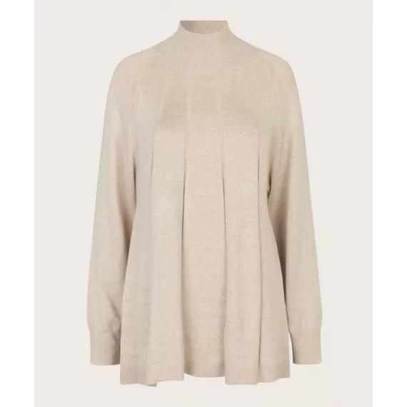 Masai Funse Strikkegenser. Beige melert