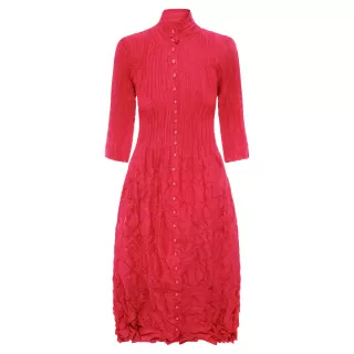 Alquema. Nerhu coat dress. Rasberry