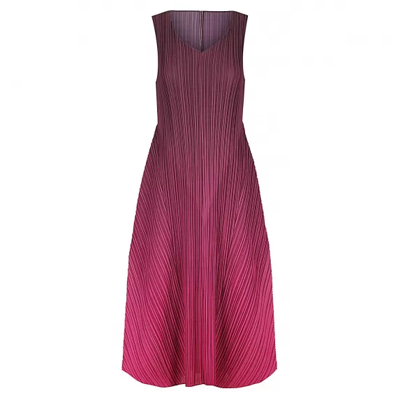 Alquema. Long estrella dress. Mulberry ombre