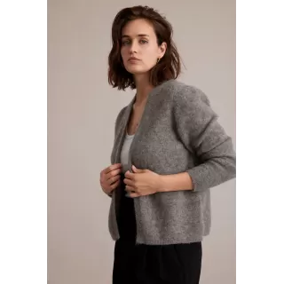 Sibin Linnebjerg. Evita cardigan.Alpakka.Sort
