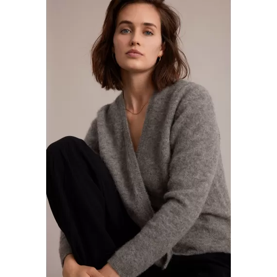 Sibin Linnebjerg. Evita cardigan.Alpakka.Sort