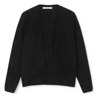 Sibin Linnebjerg. Evita cardigan.Alpakka.Sort