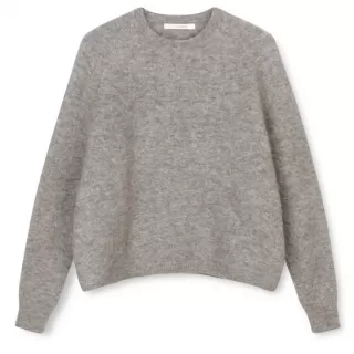 Sibin Linnebjerg. Anika genser. Dark melange grey