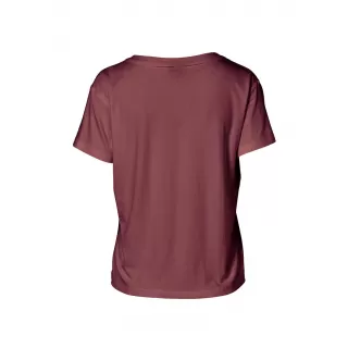 NÜ, Ruth T-skjorte. Solid plum. Col 692