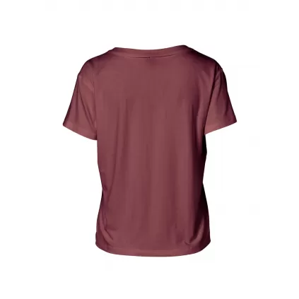 NÜ, Ruth T-skjorte. Solid plum. Col 692