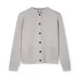 Sibin Linnebjerg. DELL cardigan. Light melange grey