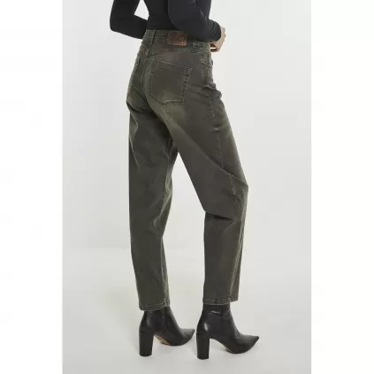 Para Mi. Carice. (Carrot) Vintage denim Green smoke
