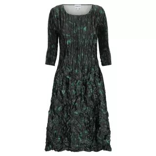 Alquema. 3/4 Sleeve Smash Pocket Dress. Middle earth