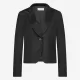 Jane Lushka. Elvira Viskose-Blazer. Sort